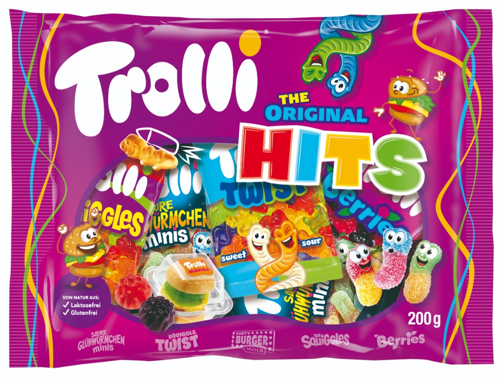 Trolli original hits 200g 14ks