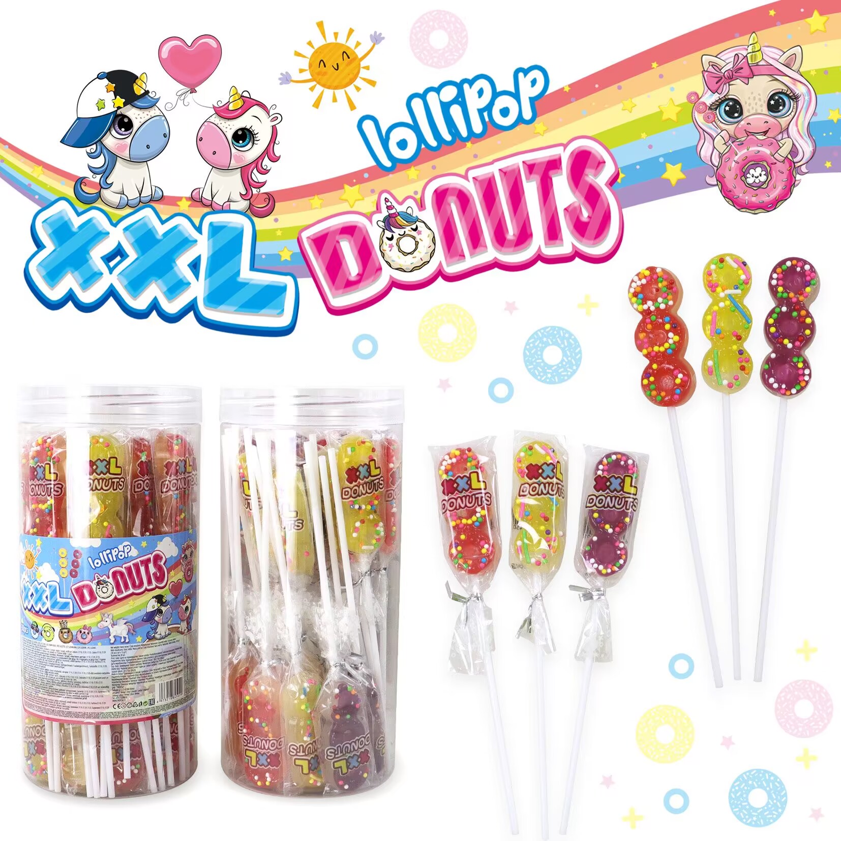 3 DONUT LOLLIPOP XXL 15g 30ks