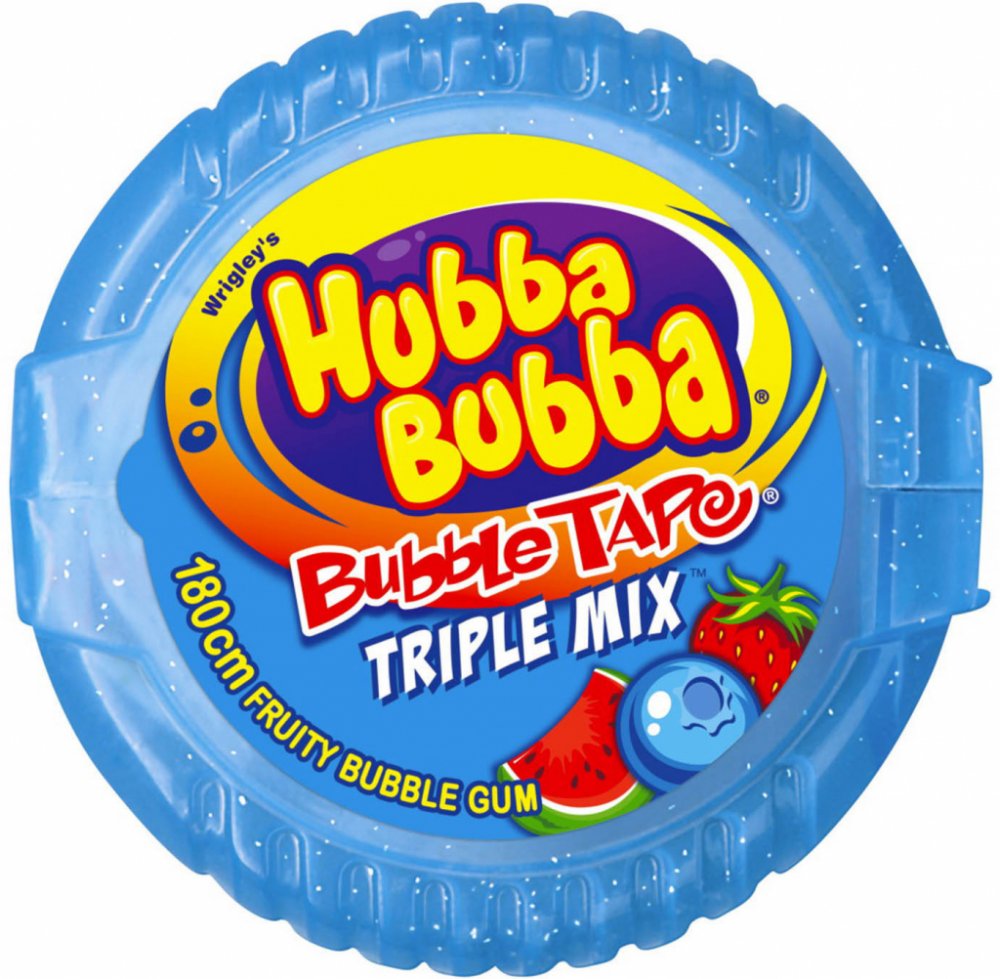Hubba bubba triple mix mega plátek 56g 12ks