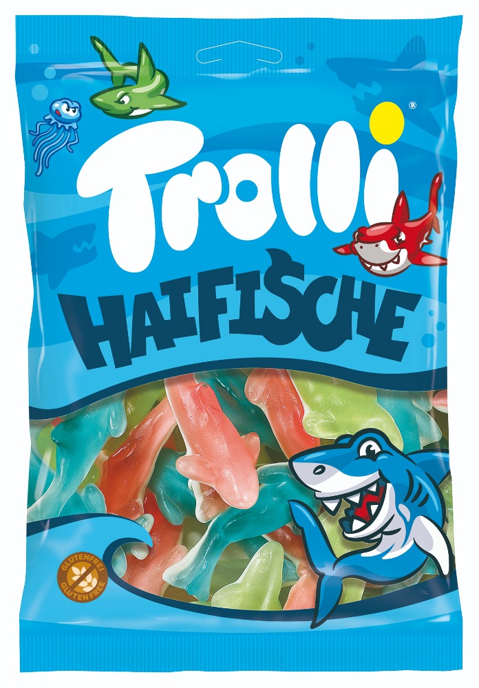 TROLLI ŽRALOK Haifische 200g 18ks