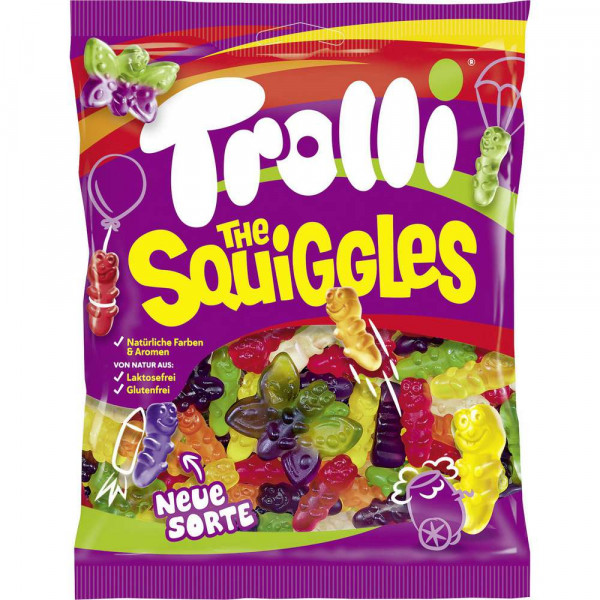TROLLI SLADKÝ ČERVÍK Squiggles 200g 18ks