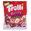 Trolli RED Fruits mini rings 200g 15ks