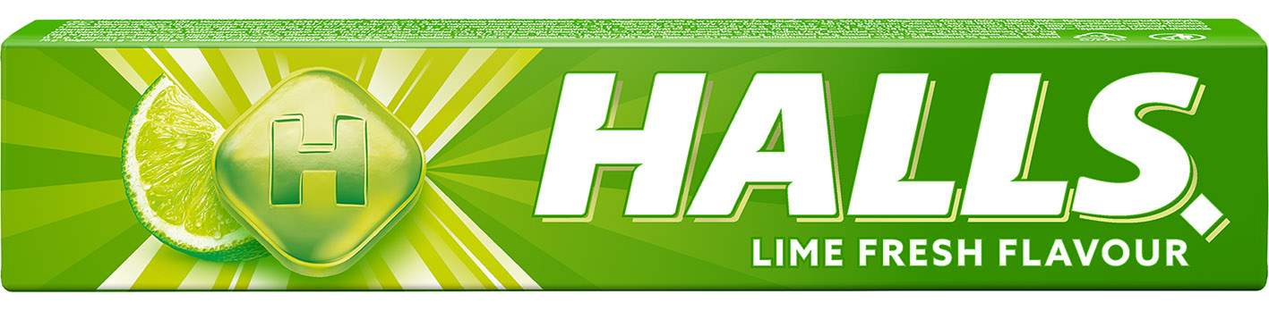 HALLS Fresh lime 33,5g 20ks