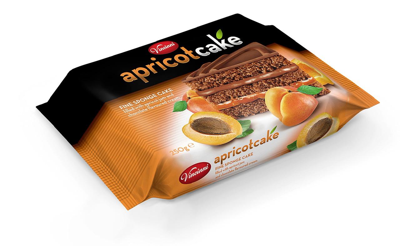 Vincinni Apricot Cake 250g 14ks