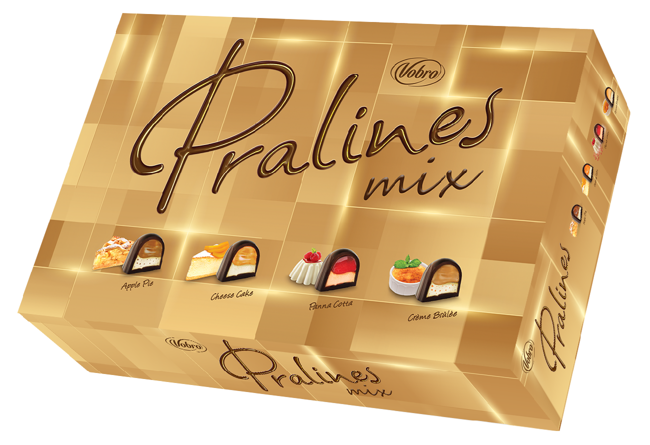 VOBRO PRALINES MIX dvoupatrová 290g 6ks