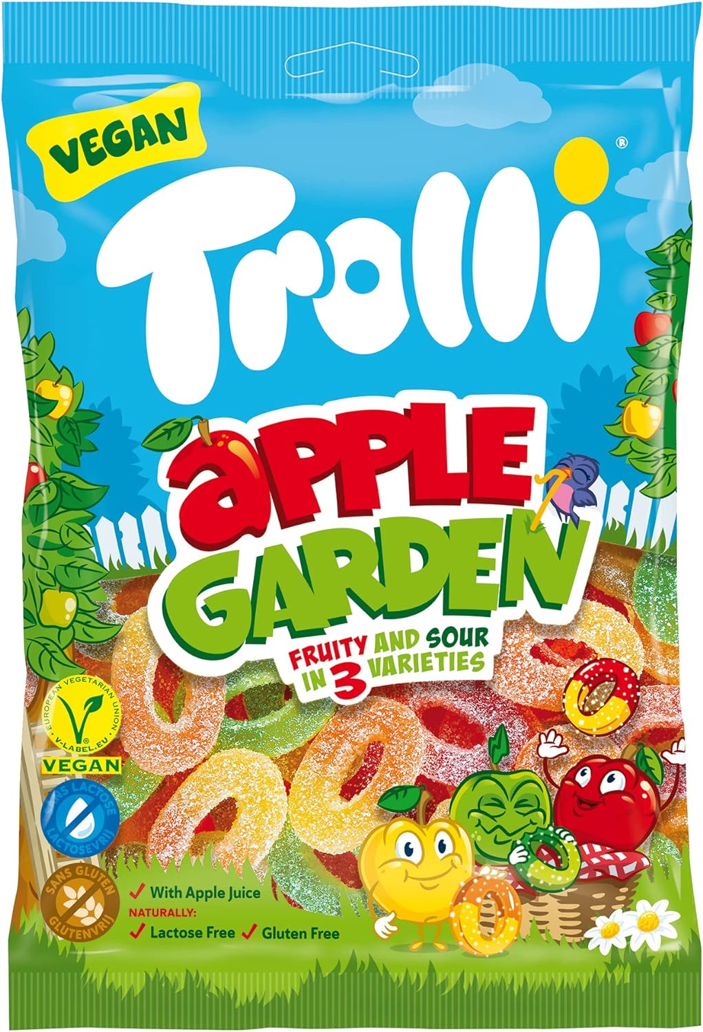 Trolli Apple Garden 175g 18ks