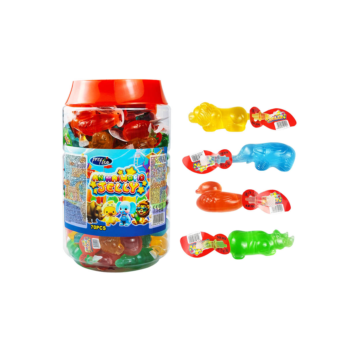 ANIMAL WORLD JELLY 35g 70ks