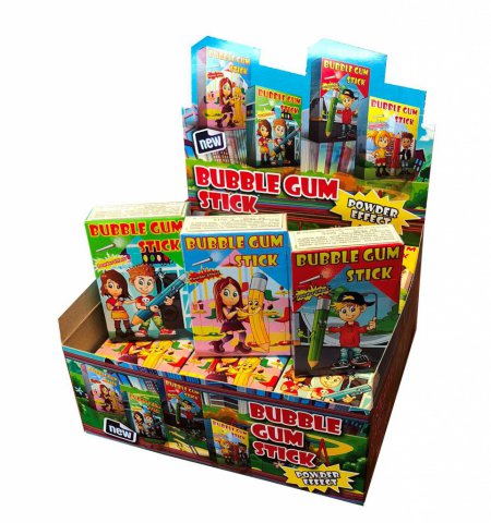 BUBBLE GUM STICK 35g 18ks