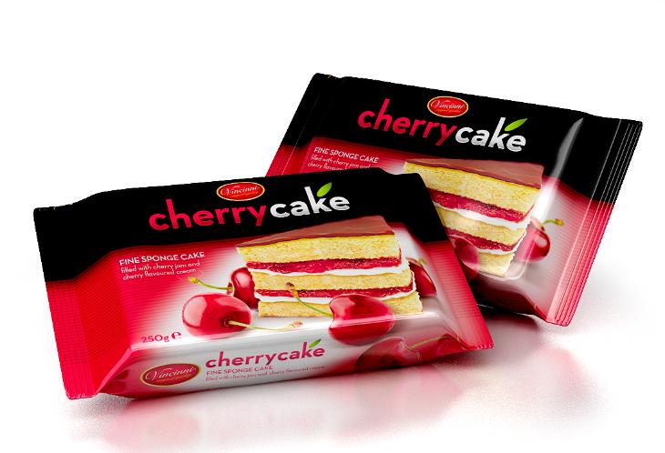 Vincinni Cherry Cake 250g 14ks