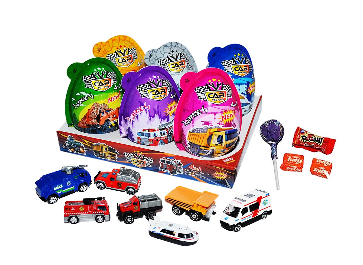 CAR TOY EGG  20g 6ks