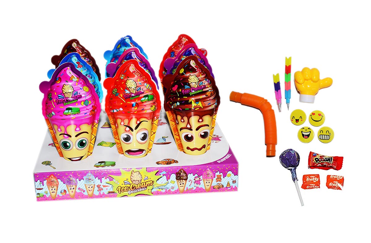 ICE CREAM DELICIOUS PLASTIC ICE CREAM 30g 9ks