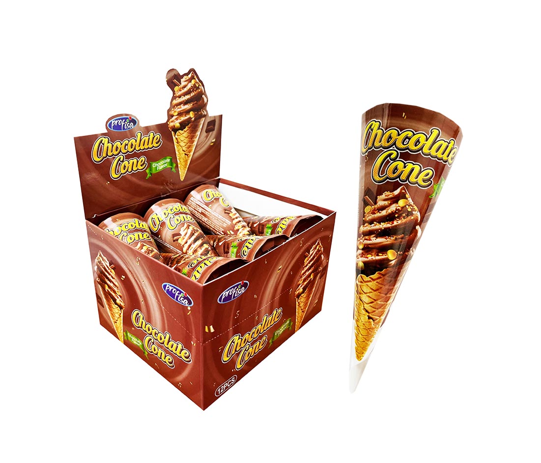 CHOCOLATE CONE CANDY 18g 12ks