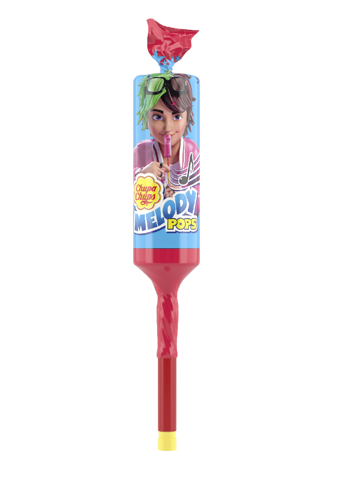 CHUPA CH Melody pop Strawberry 15g 48ks