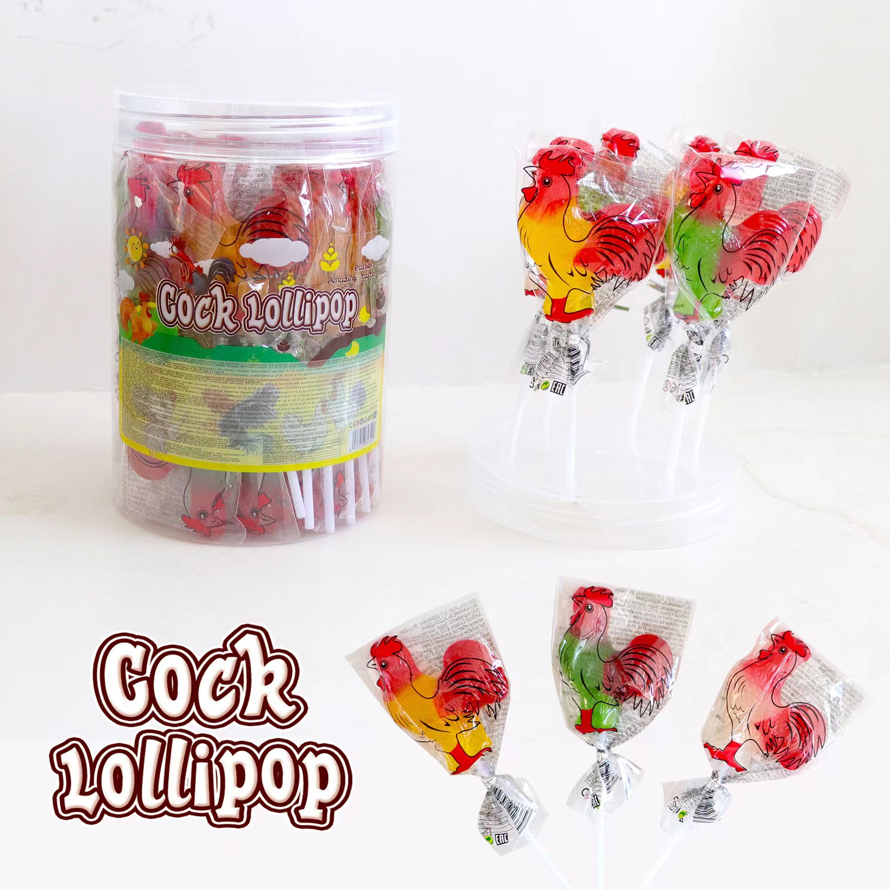 COCK KOHOUTEK LOLLIPOP 15g 30ks