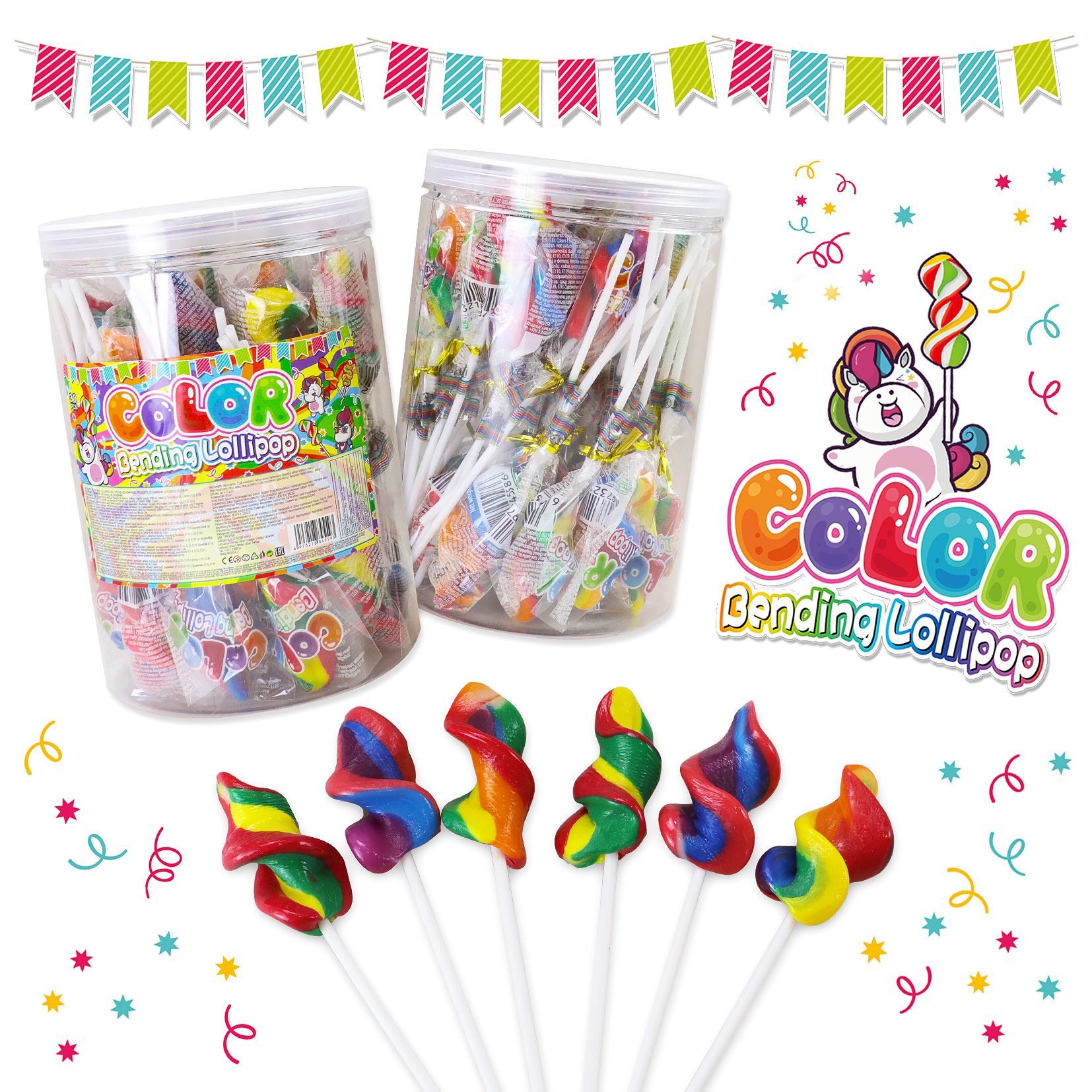 COLOR BENDING Lollipop 12g 30ks