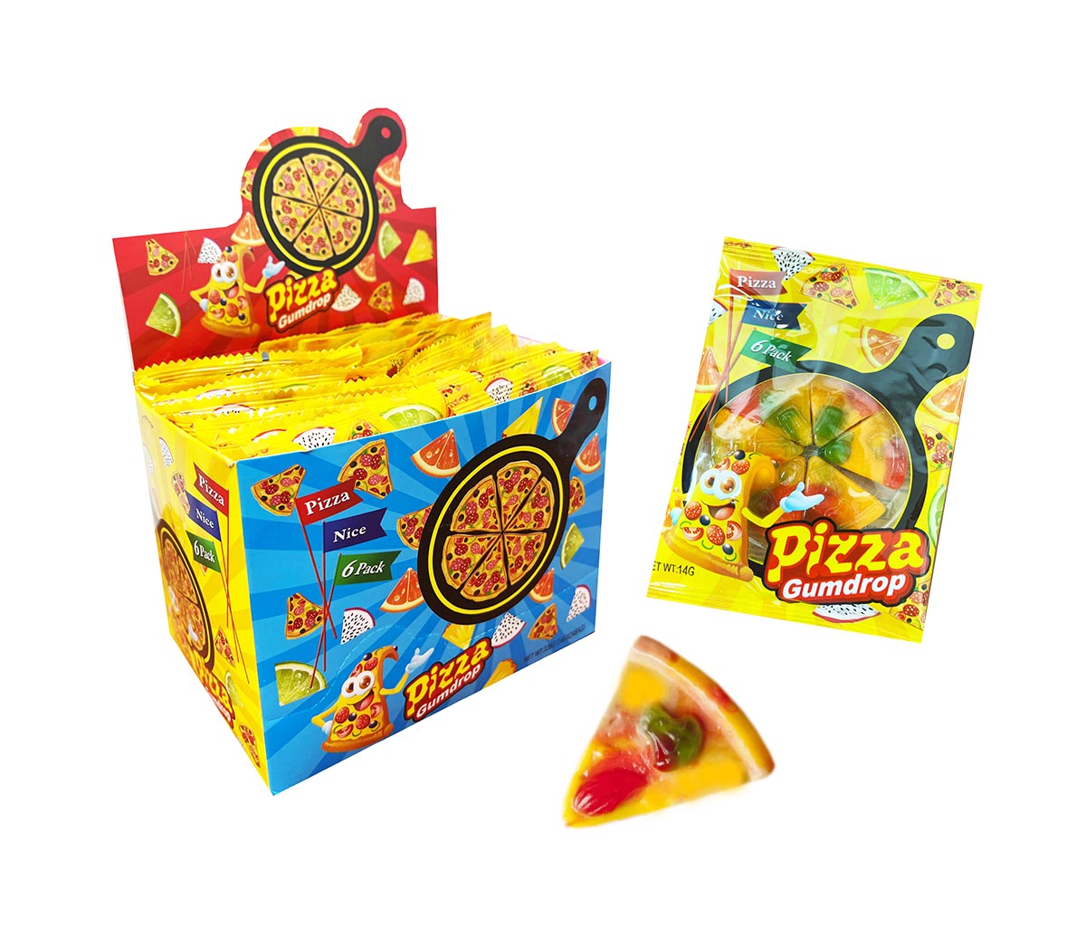 DROP PIZZA GUM 14g 24ks
