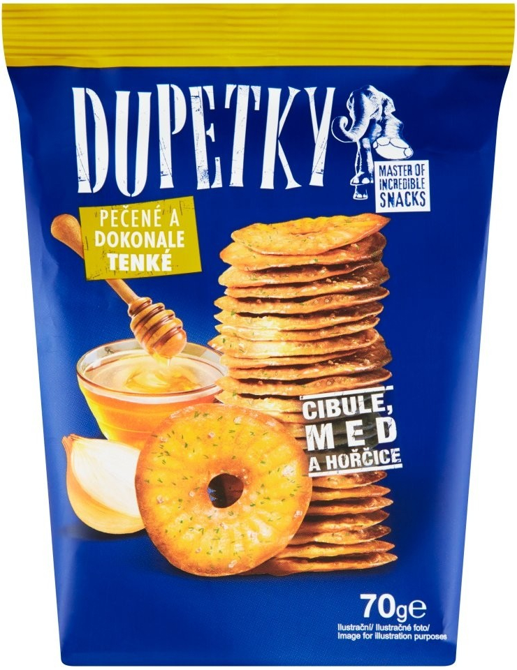 DUPETKY pečené hořčice-med-cibule 70g 21ks