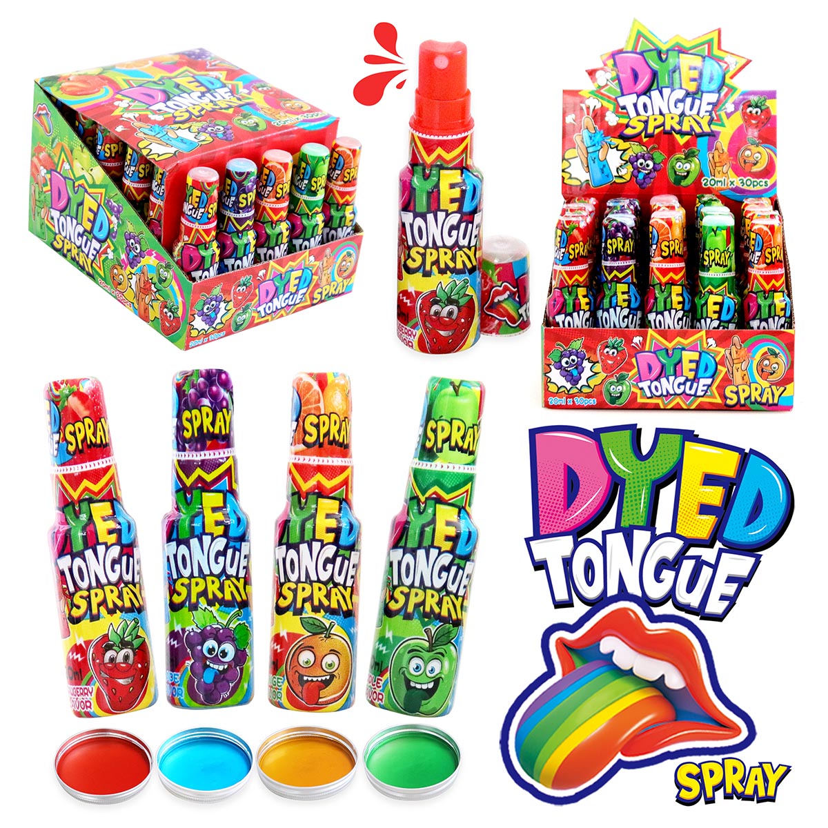 DYED TONGUE SPRAY PFS01358 20ml 30ks