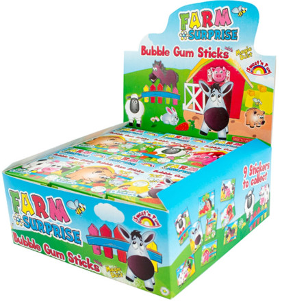 FARM Bubble Gum Sticks 28g 18ks