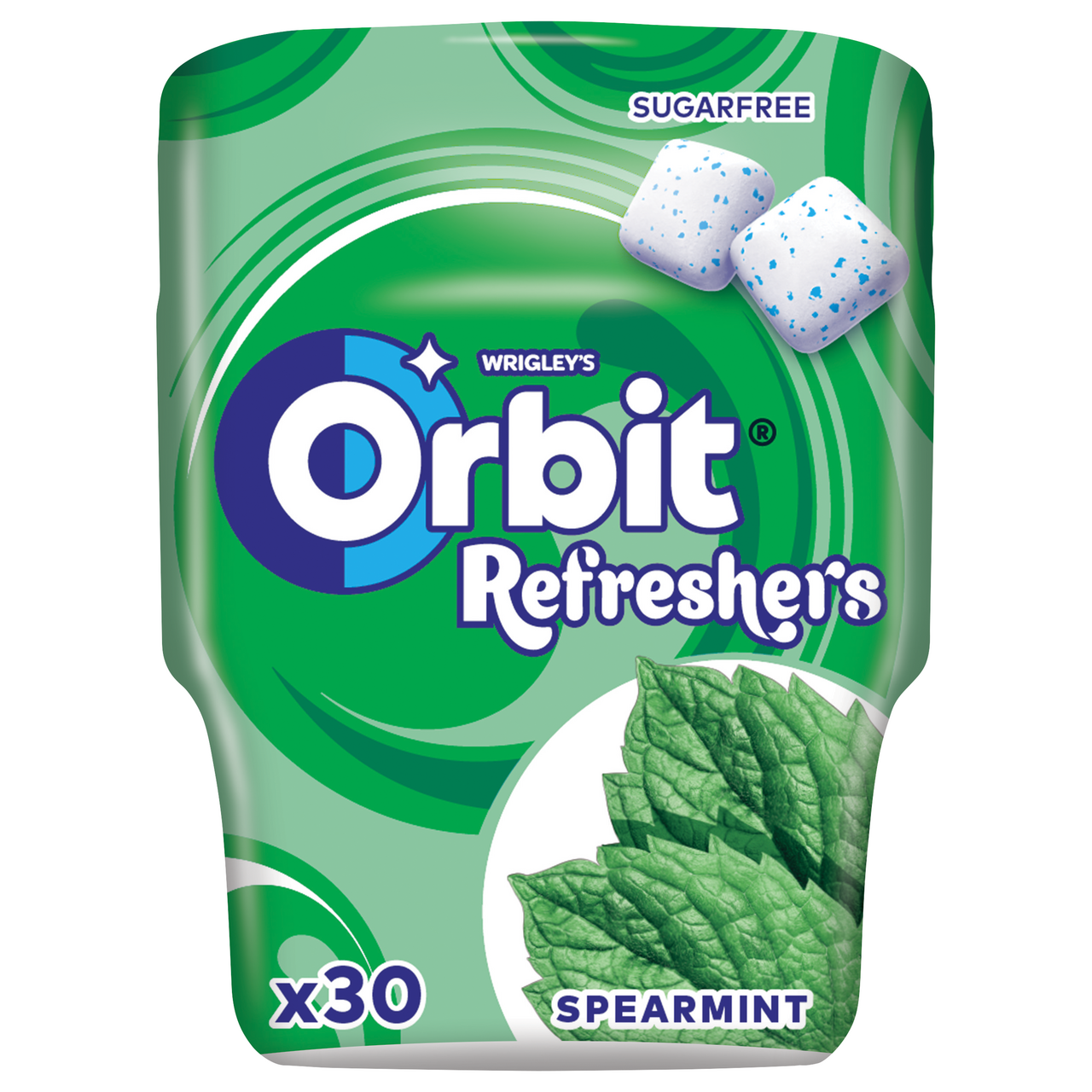 ORBIT Refreshers Spearmint dóza 67g 6ks