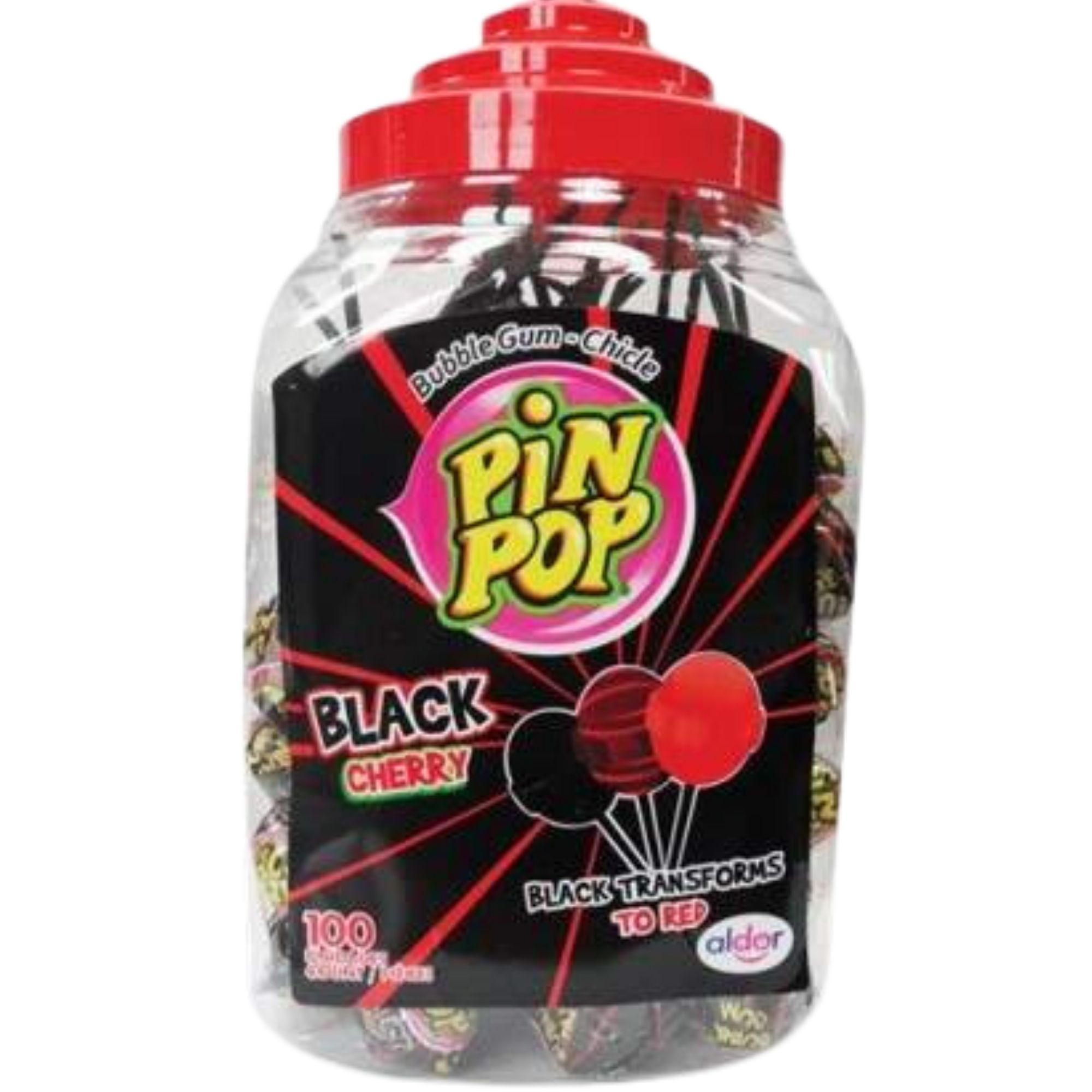 Pin Pop Black Cherry 100ks – mění se z černé do červené barvy