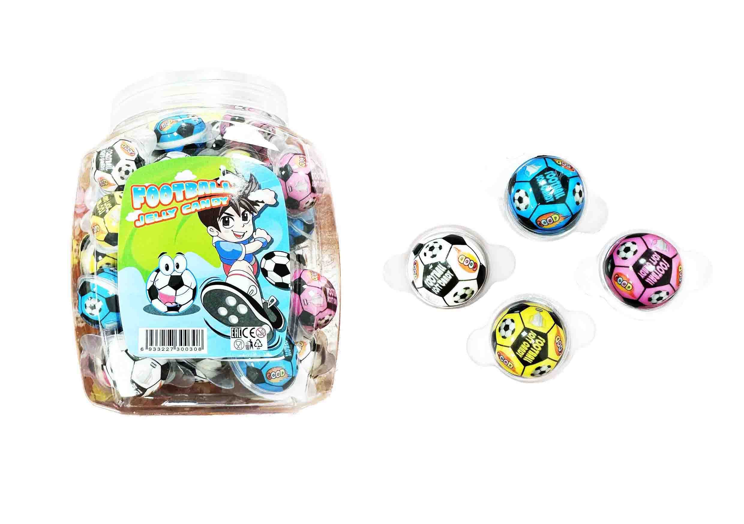 FOOTBALL JELLY CANDY 10g 50ks