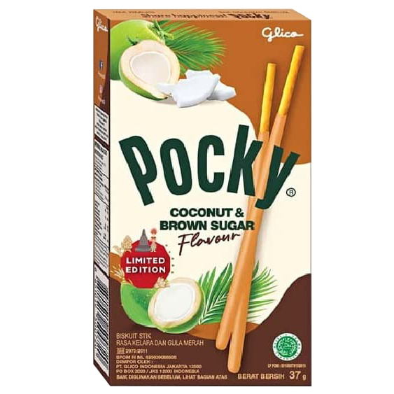 Glico POCKY COCONUT & BROWN SUGAR 37g 10g