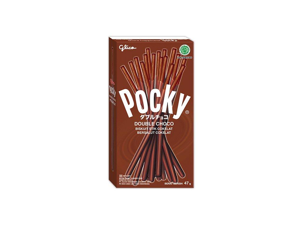 Glico POCKY Double Čokoláda 47g 10ks