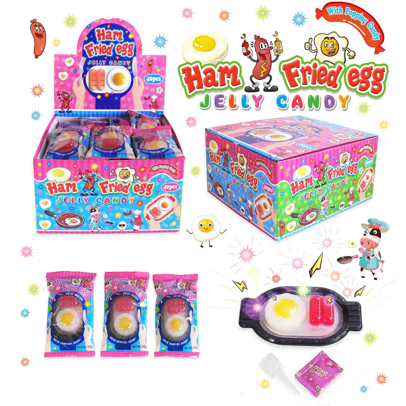 HAM FRIED Egg Jelly PFS01256 24g 40ks