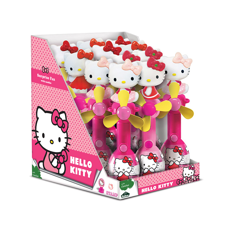 HELLO KITTY Surprise Fan With Candies 10g 12ks