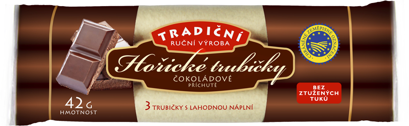 Hořické trubičky čokoládové 42g 45ks