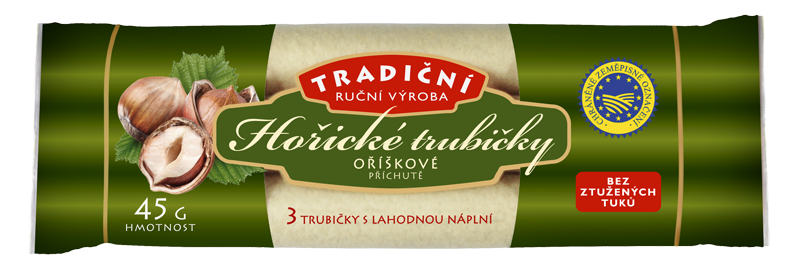 Hořické trubičky oříškové 45g 48ks