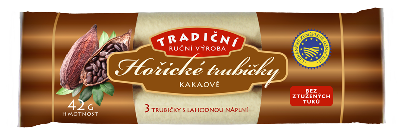 Hořické trubičky kakaové 42g  48ks