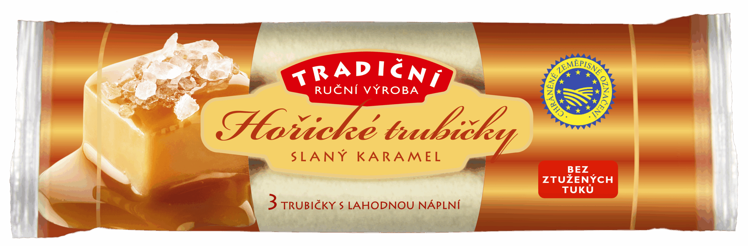 Hořické trubičky slaný karamel 42g 45ks