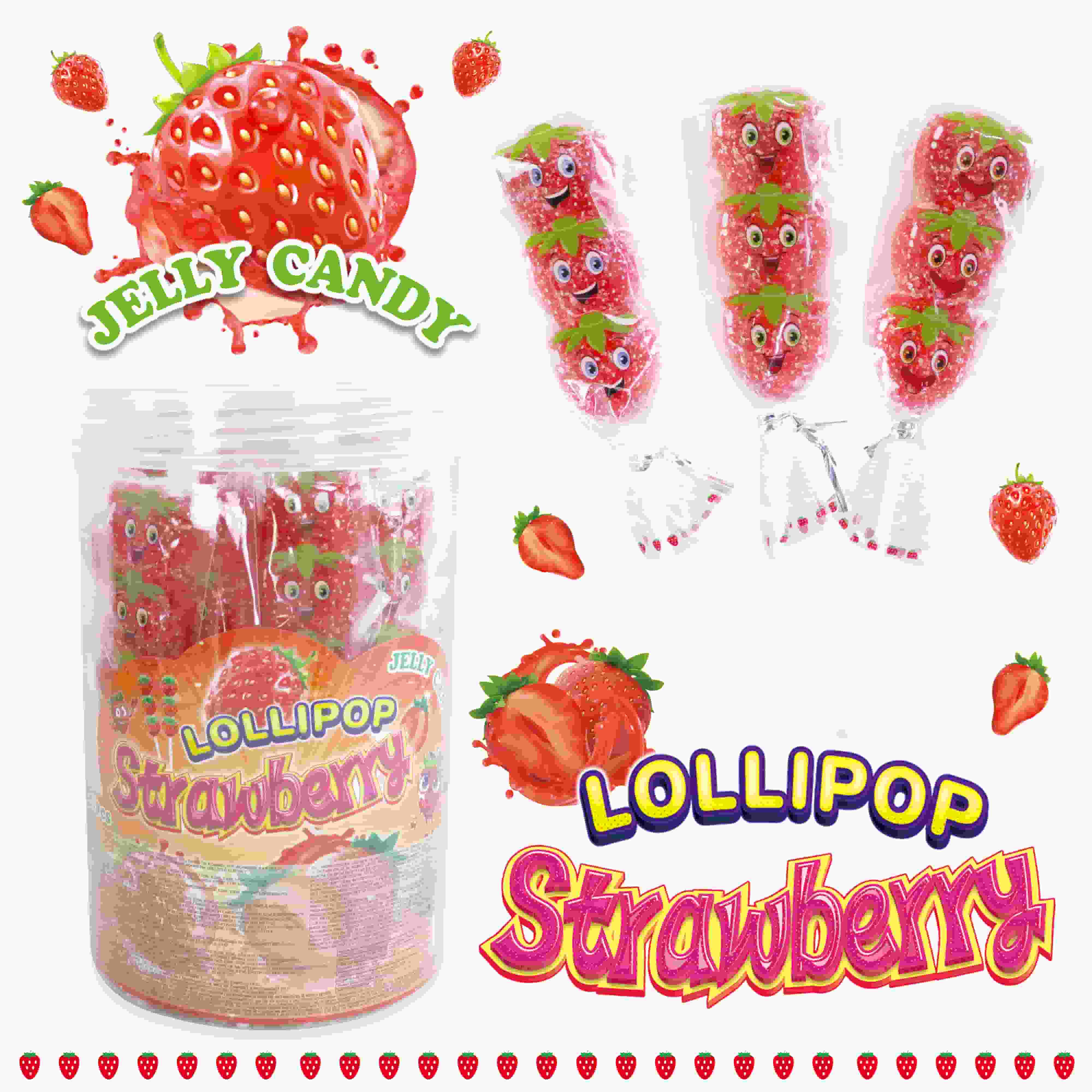STRAWBERRY JAHODA Jelly Candy 13g 30ks