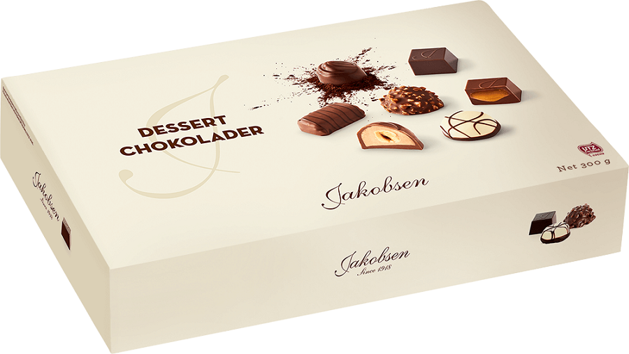 JAKOBSEN Praline box 2 patra (KF) 300g 7ks