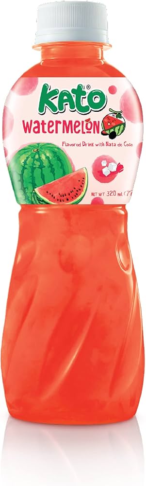 KATO WATERMELON JUICE WITH NATA DE COCO JELLY 320ml 24ks