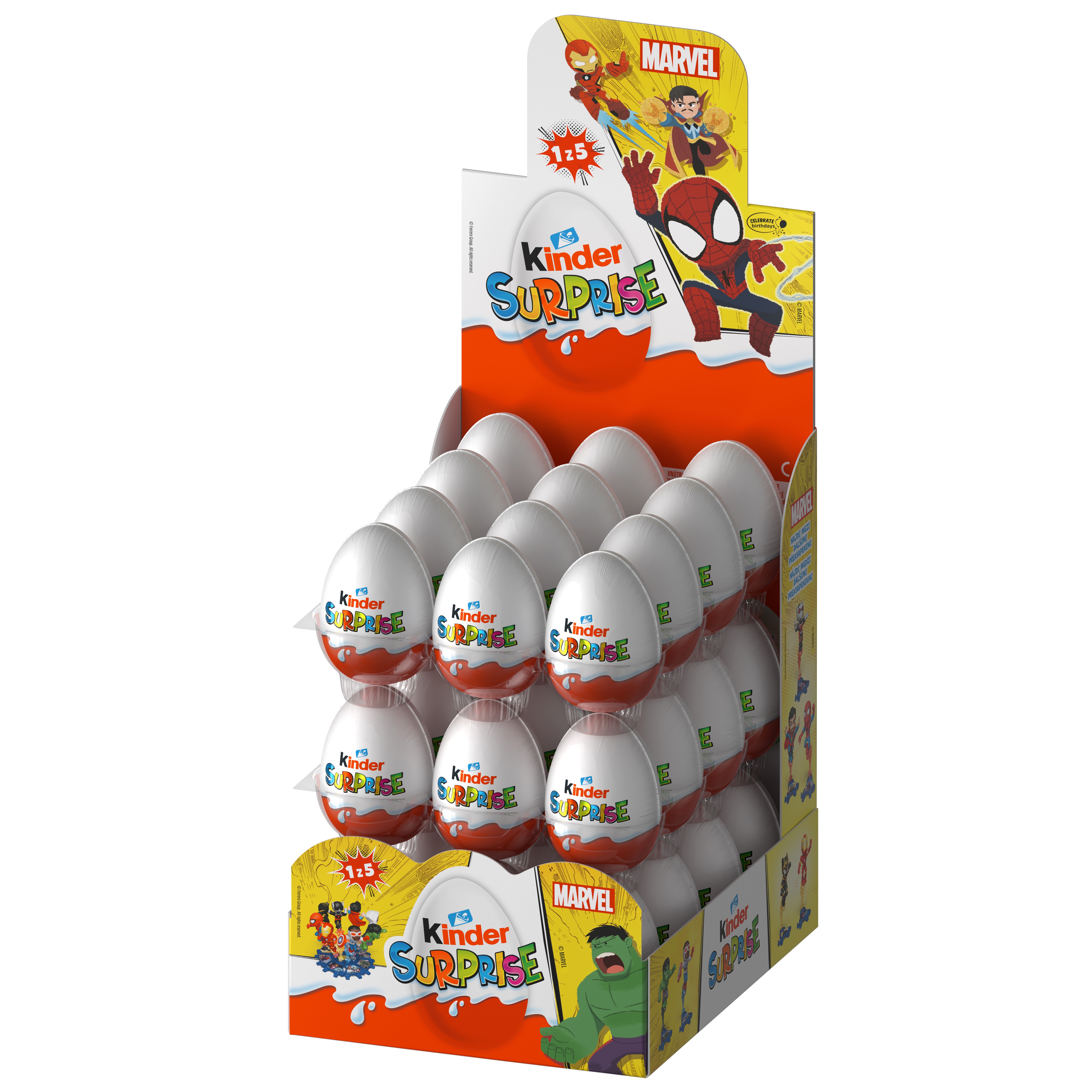 KINDER Surprise překvapení MARVEL (CZ) 20g 36ks