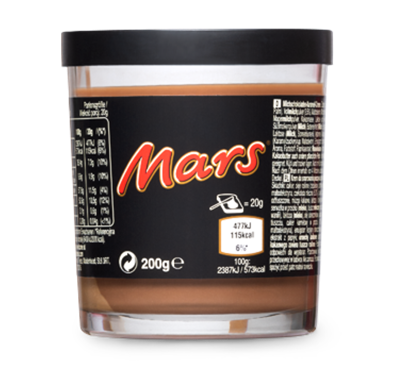 MARS čokoládový krém 200g 6ks