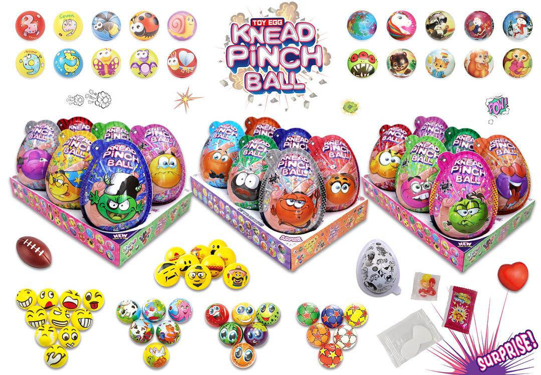 KNEAD PINCH BALL EGG 21g 6ks