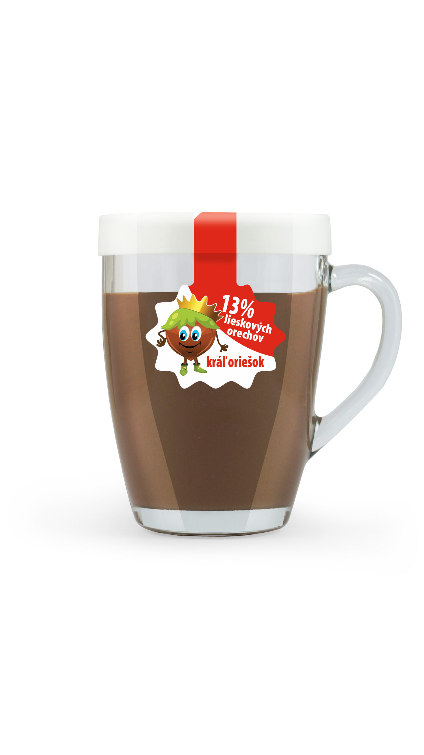 KRÁL OŘÍŠEK oříškový krém 13% (sklo) 300g 6ks