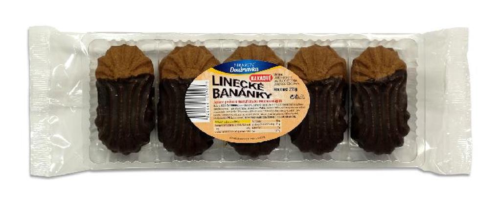 LINECKÉ BANÁNKY KAKAOVÉ 215g 24ks