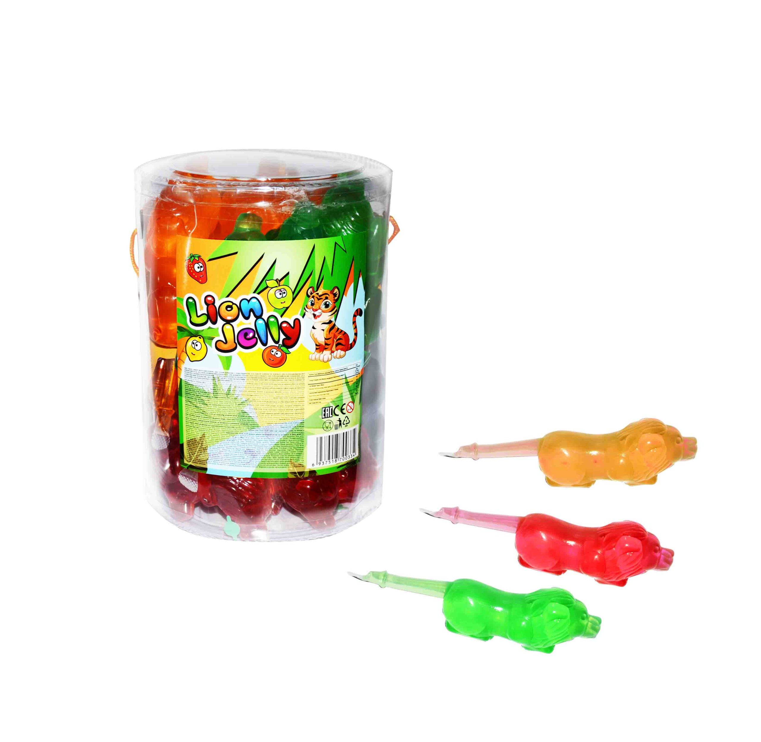 LION JELLY CANDY 80g 24ks