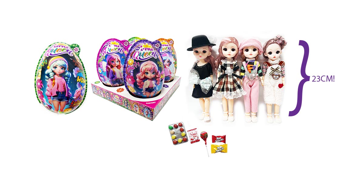 LITTLE QUEEN EGG 22,5CM  50g 4ks