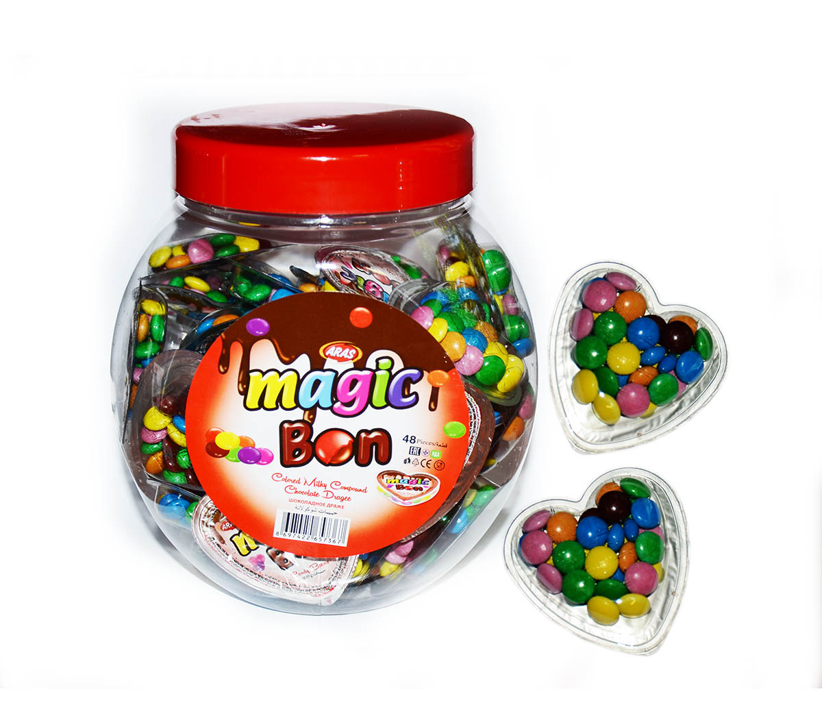 MAGICBON HEART KAKAO DRAGE 10g 48ks