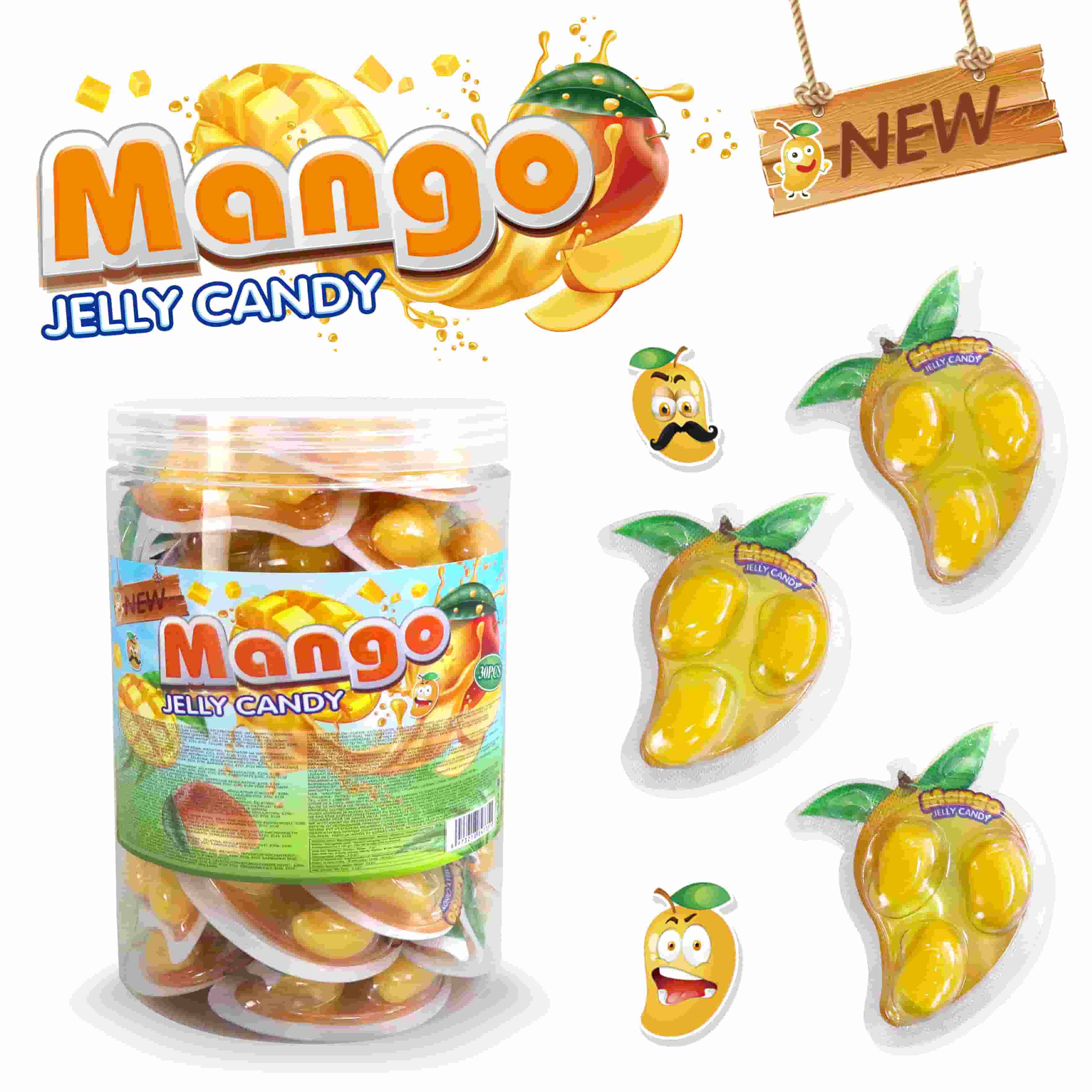 MANGO JELLY JAR (PFS01282) 12g 30ks