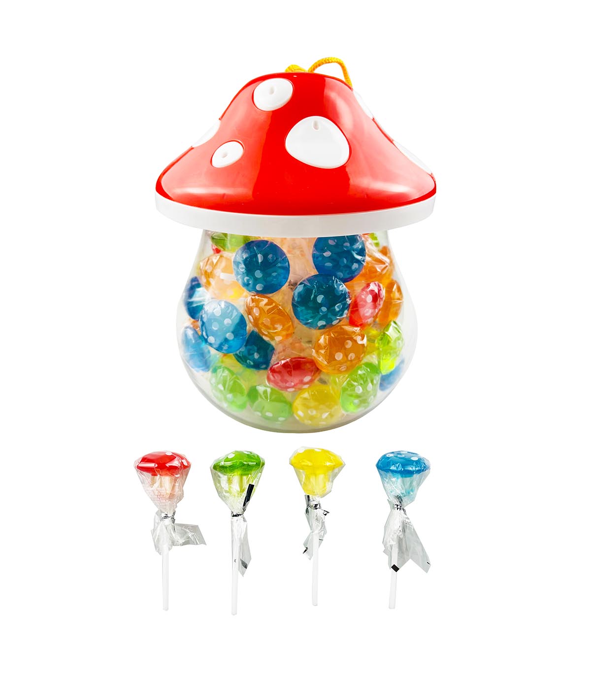 MUSHROOM LOLLIPOPS IN JAR 15g 60ks
