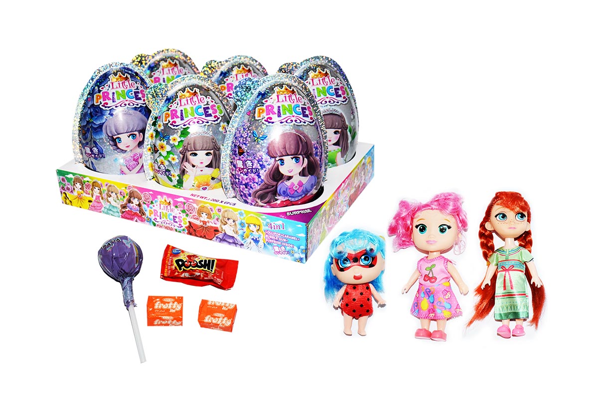 NEW LITTLE PRINCES PLASTIC EGGS 20g 6ks