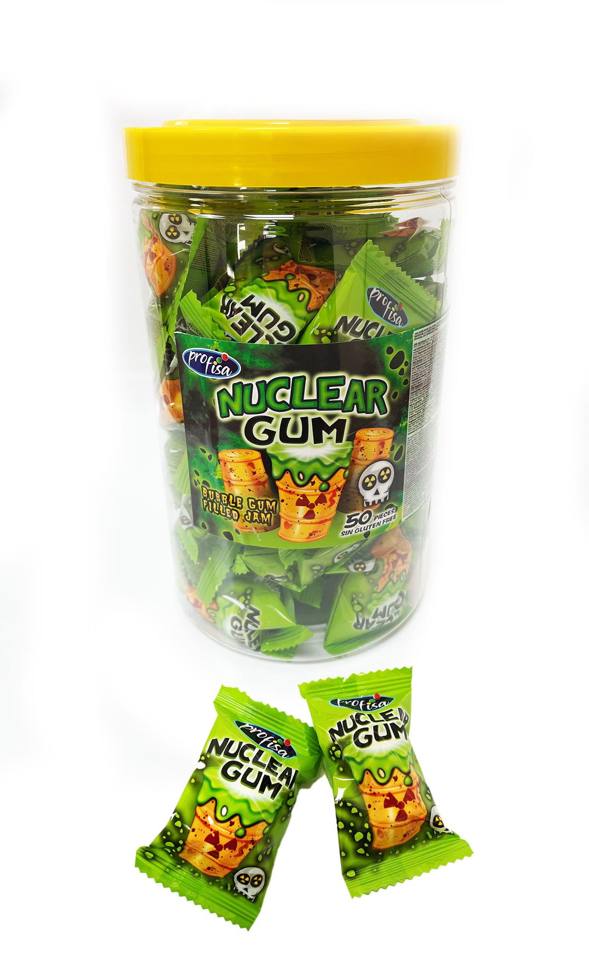 NUCLEAR BUBBLE GUM 14g 50ks