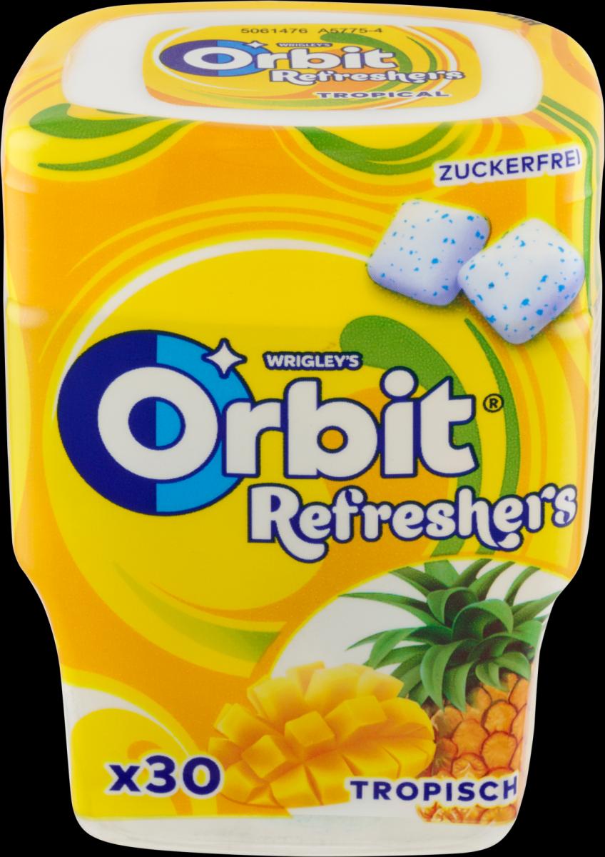 ORBIT Refreshers Tropical dóza 67g 6ks